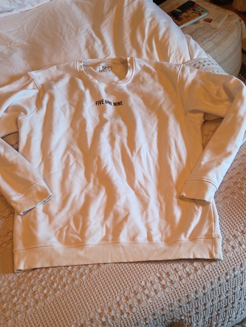 Cream Crewneck Sweatshirt 2xl